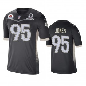 Maillot Kansas City Chiefs Chris Jones 95 Game Anthracite 2021 AFC Pro Bowl - Homme